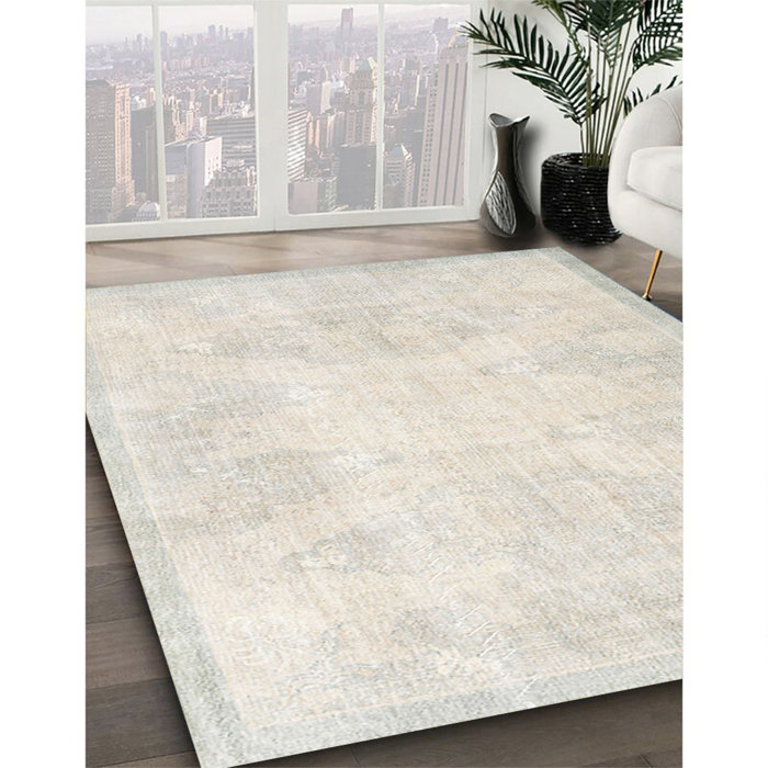 One Allium Way® Errin Machine Woven Beige Machine Washable Rug Wayfair